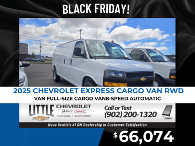 D1157– 2025 Chevrolet Express Cargo Van RWD